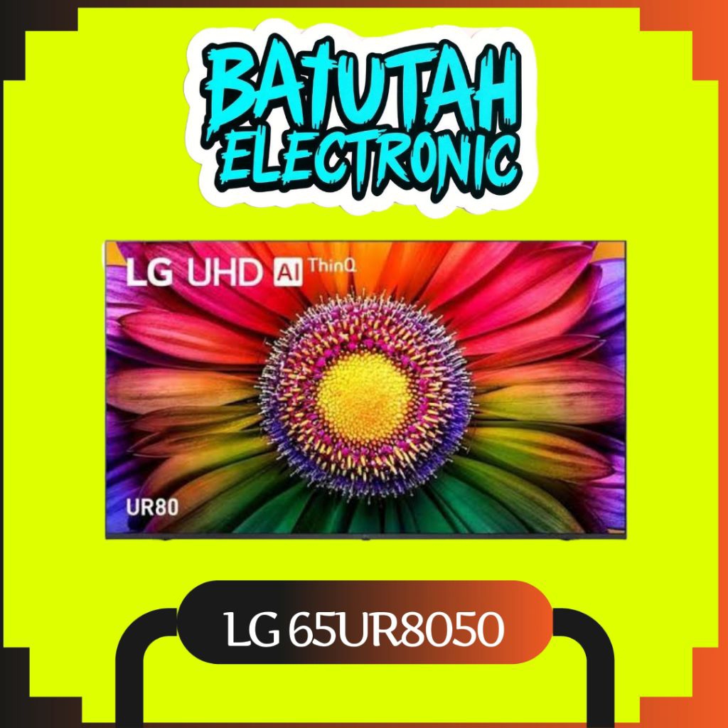 LG 65UR8050 SMART TV 65 INCH UR80 UHD 4K HDR ThinQ AI LG 65UR8050PSB