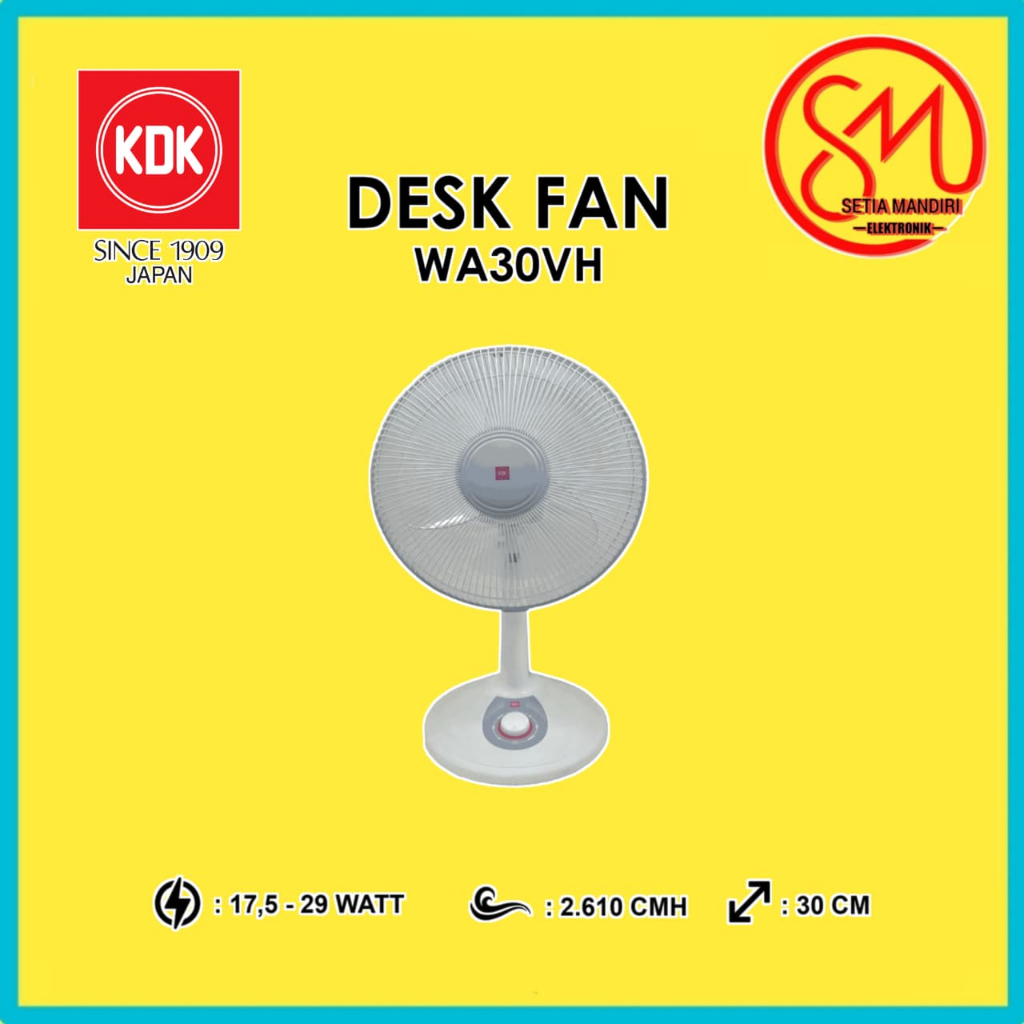 kdk WA30V Kipas Angin Meja