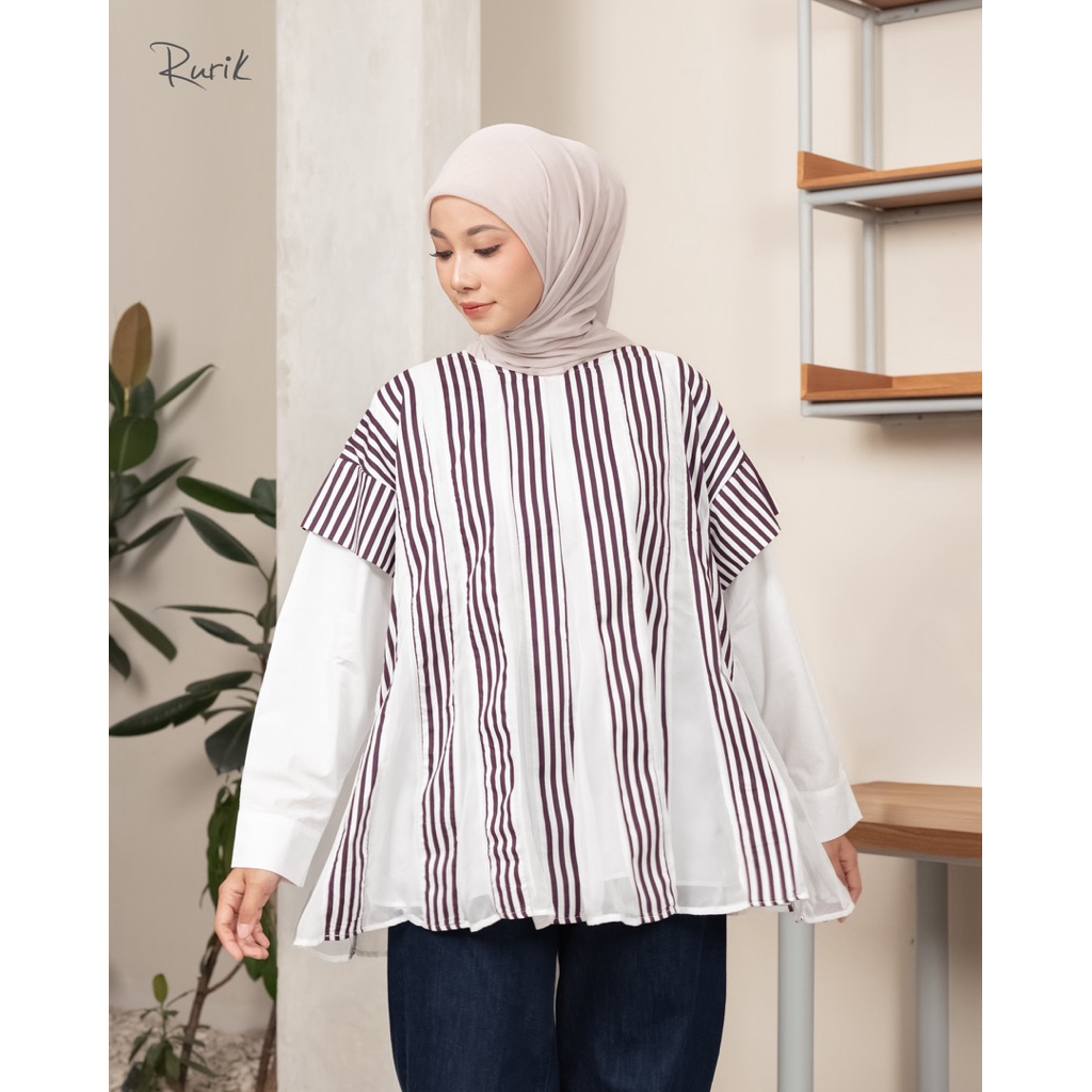 Rurik Kemeja Wanita Letisa Top