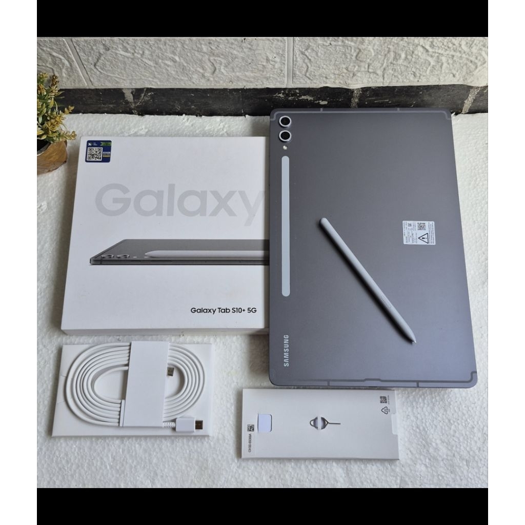 SAMSUNG TAB S10+ Plus 5G 12/256Gb Garansi Resmi Indonesia Second Original