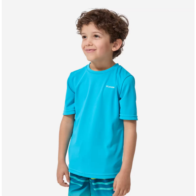 OLAIAN Kaos Lengan Pendek Surfing Bodyboarding UV Protection Anak