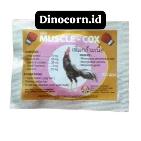 MUSCLE COX 10 caps Obat Vitamin Pertumbuhan dan Pembentukan Otot Stamina Protein Asam Amino Hormon