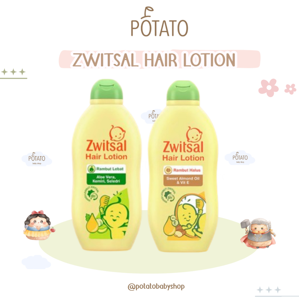 Zwitsal Baby Hair Lotion Aloevera & Sweet Almond Oil