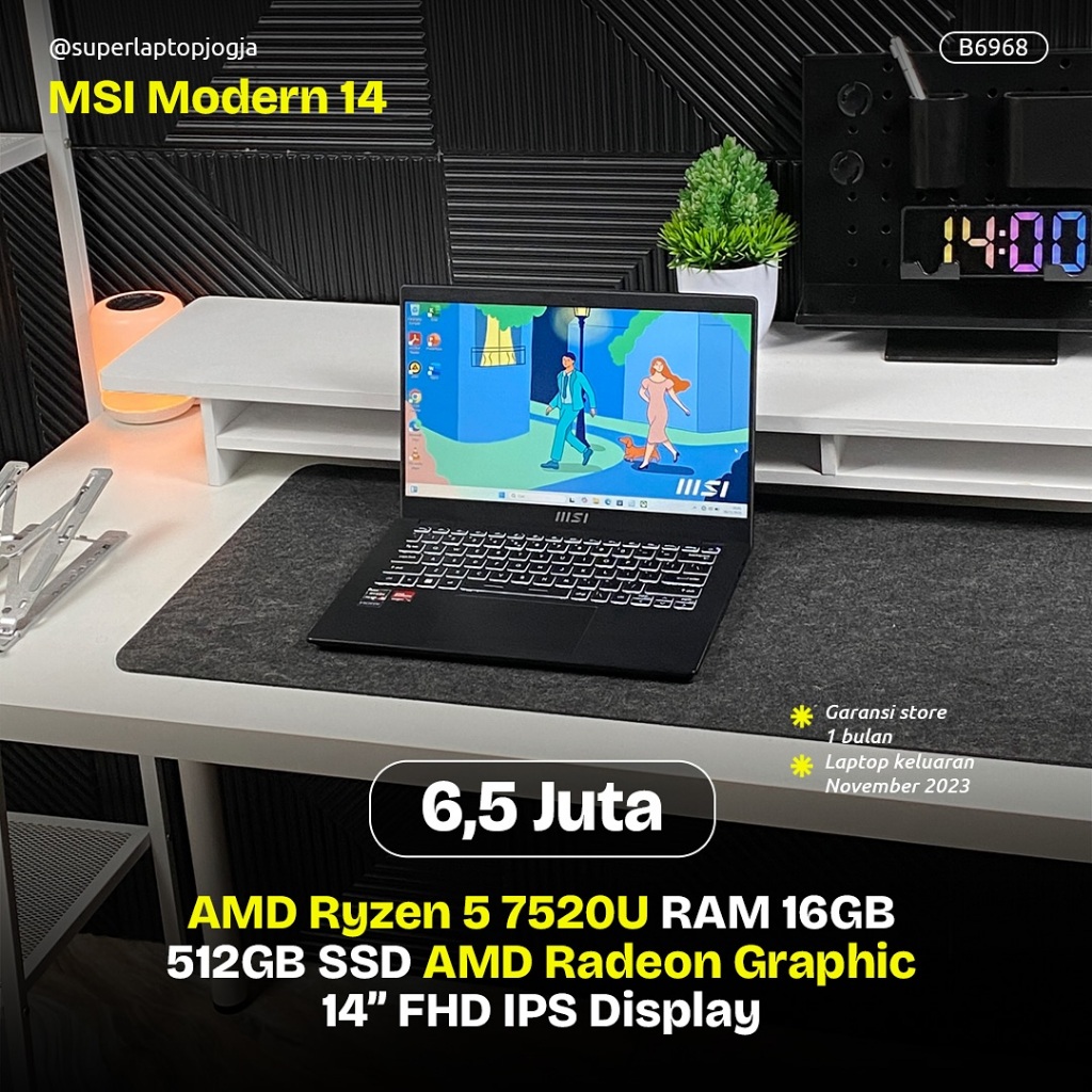 MSi Modern 14 B6968