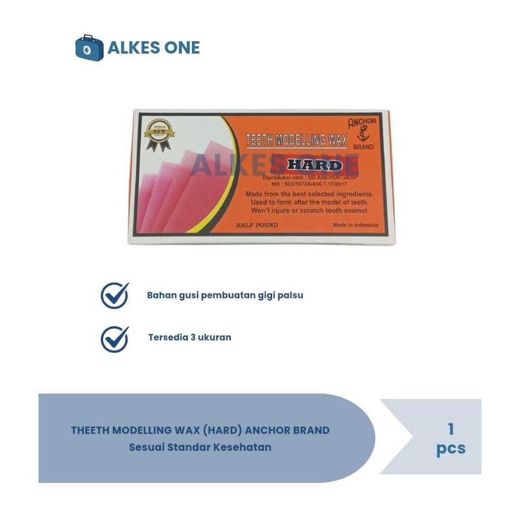 Theeth Modelling Wax (Hard) Anchor Brand / Bahan Gigi Palsu