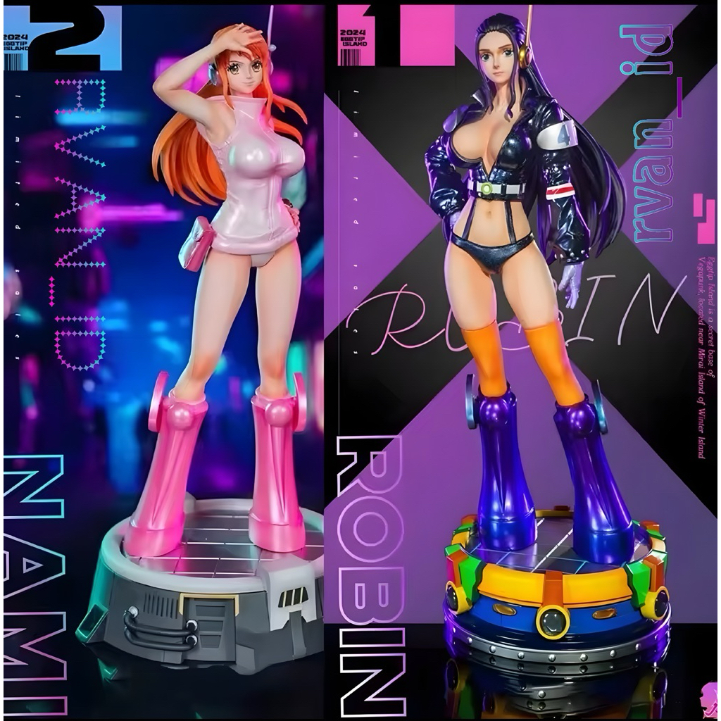 Action Figure Nami Nico Robin - Figure Anime One Piece - Figur Nami - Figur Nico Robin