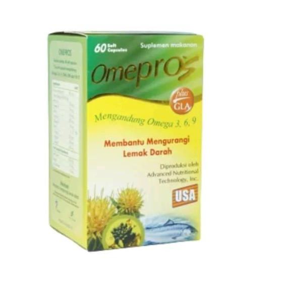 Omepros 1 Botol isi 60 Soft Capsul/ Minyak Ikan