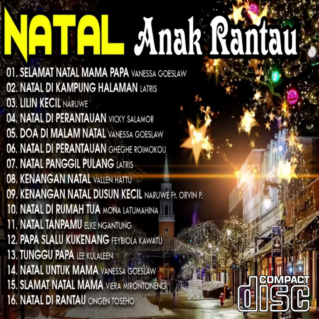 KASET CD LAGU NATAL ANAK RANTAU - CD MUSIK LAGU CHRISTMAS 2025 TERBARU - MP3 LAGU CHRISTMAS 2025 - C