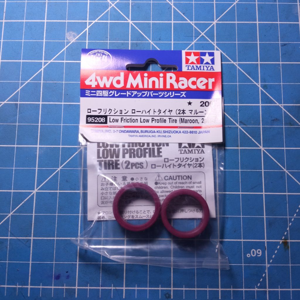 tamiya 95208 low friction profile medium size / Tamiya ban maroon / ban maroon tamiya / Tamiya 95208