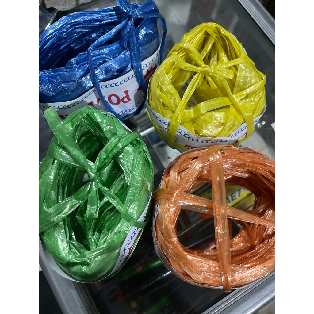 Tali plastik tali rafia gulung kecil