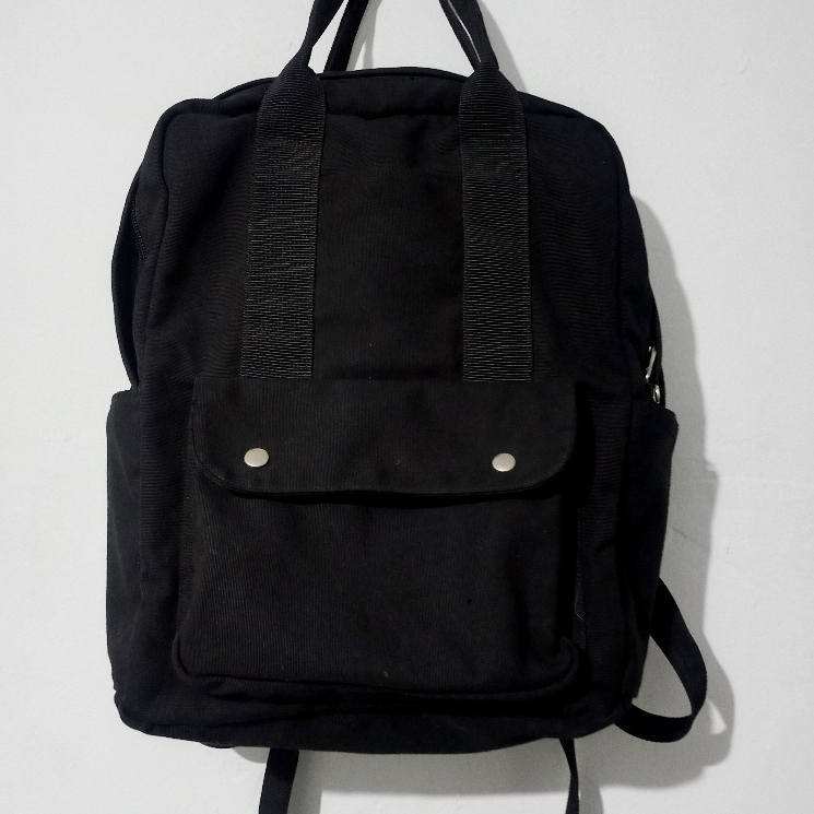 SHIBUI Tas Backpack Himeku Nami Ransel Hitam Medium