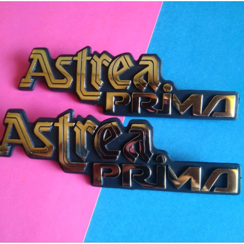 EMBLEM LOGO TUTUP TANGKI ACCU ASTREA PRIMA