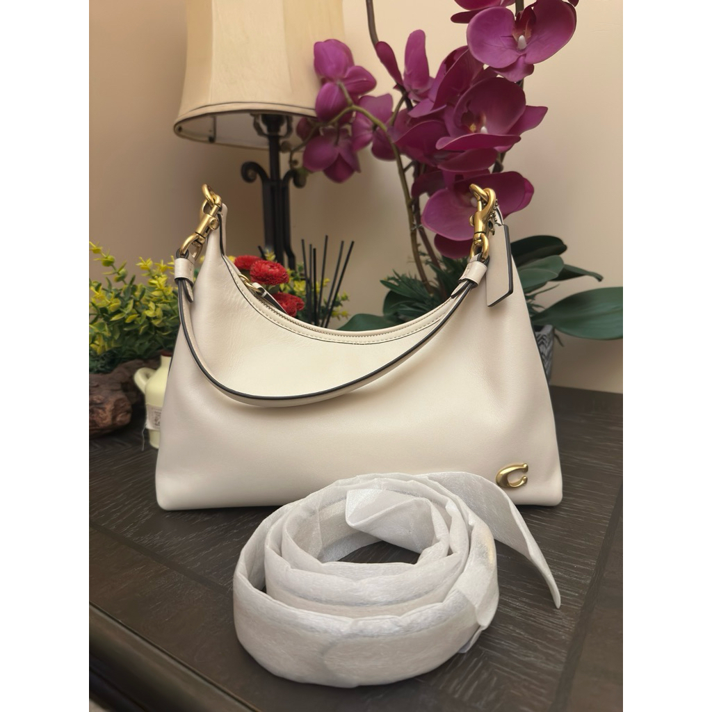 Preloved Tas Coach Juliet in White Chalk [Ready Stok]