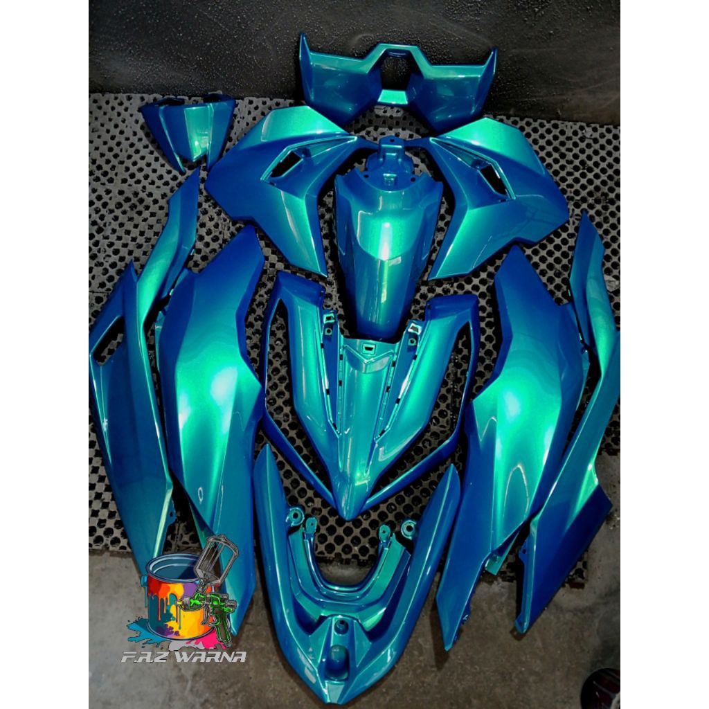 CAT CUSTOM BLUE AVATAR BIRU AVATAR CAT MOTOR/MOBIL JENIS PU