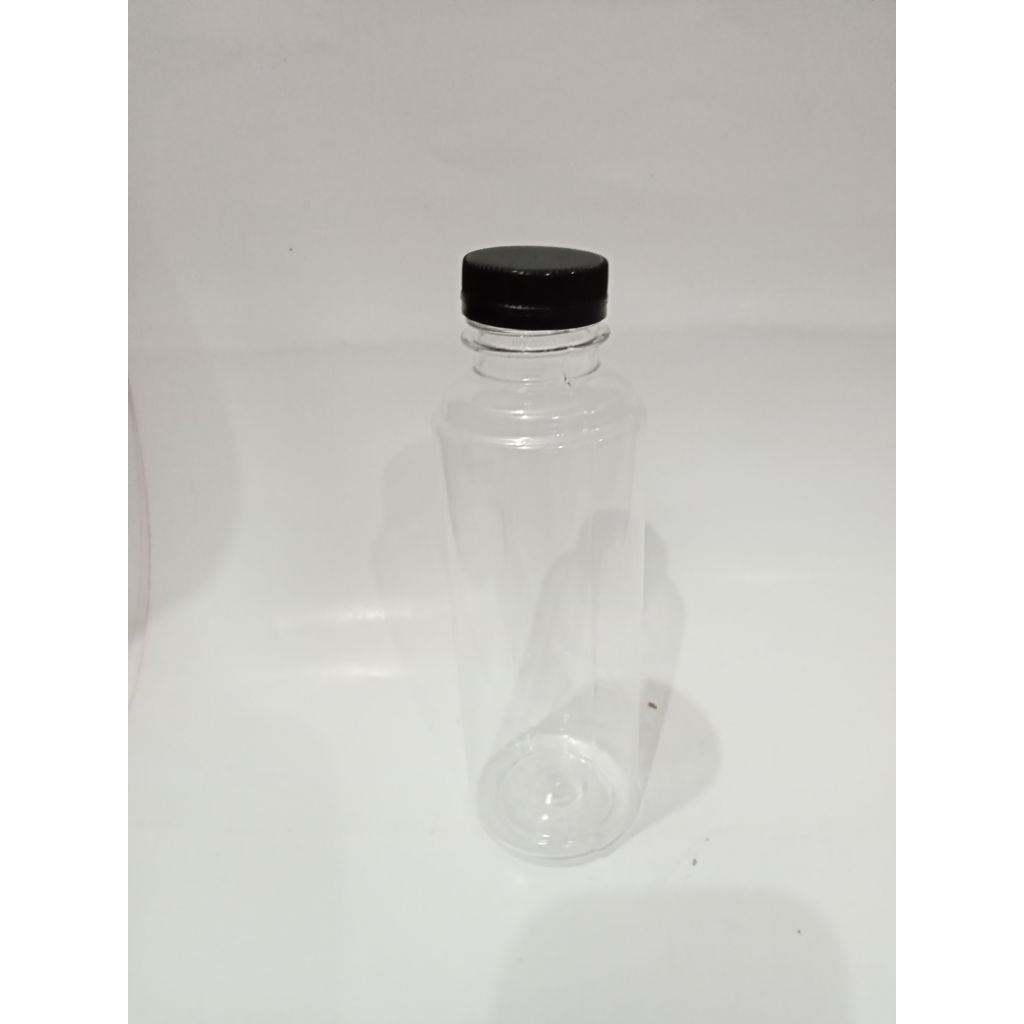 botol Almond 250ml botol plastik Almond 250ml, 1ball 50/100 pilih varian warna tutup