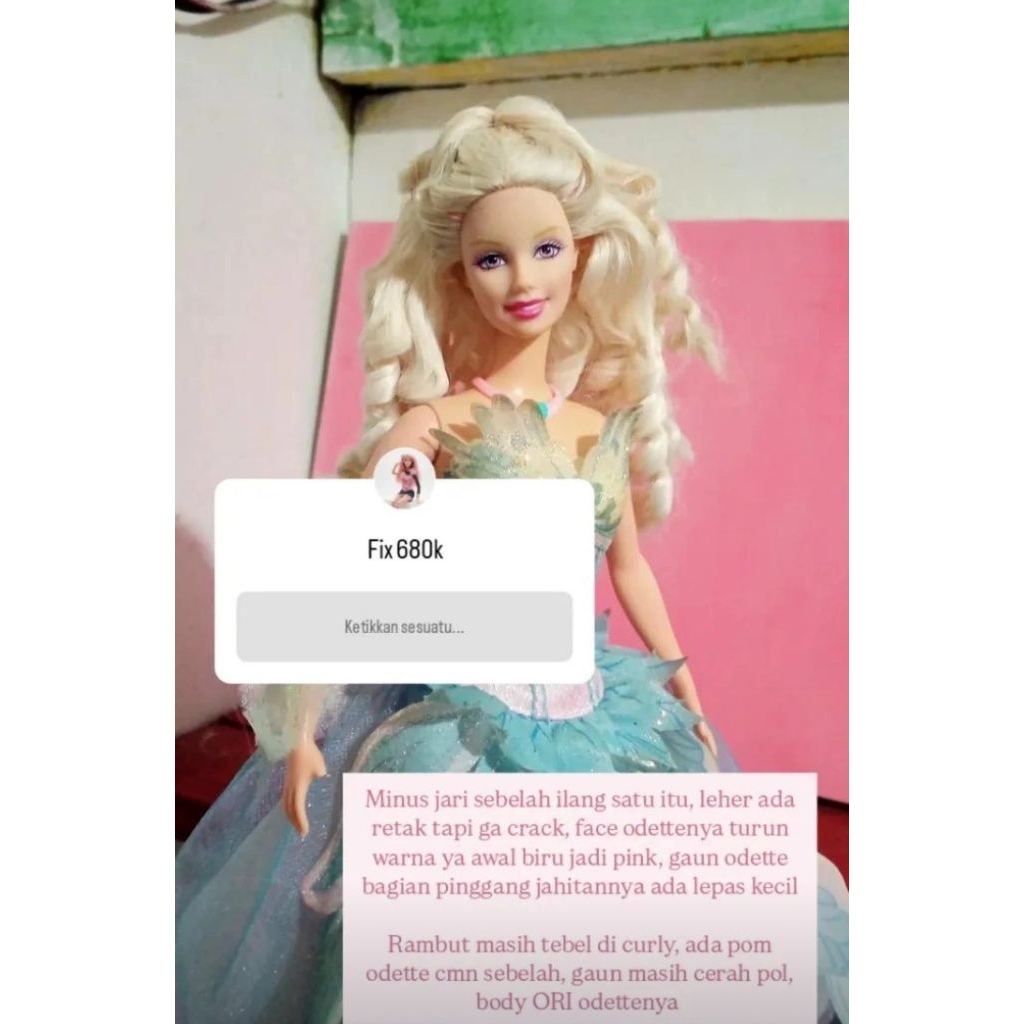 barbie odette signature preloved SPLIT PAYMENT