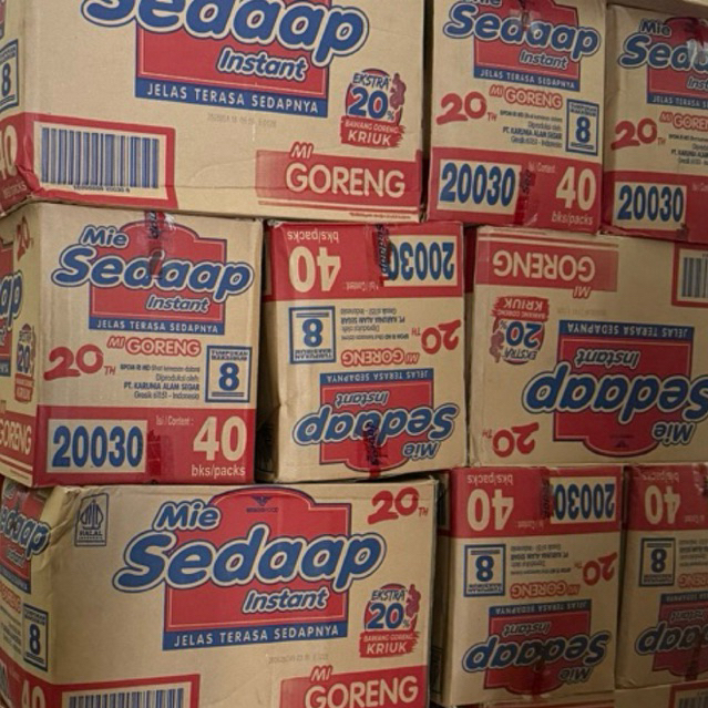 mie sedap goreng 1karton
