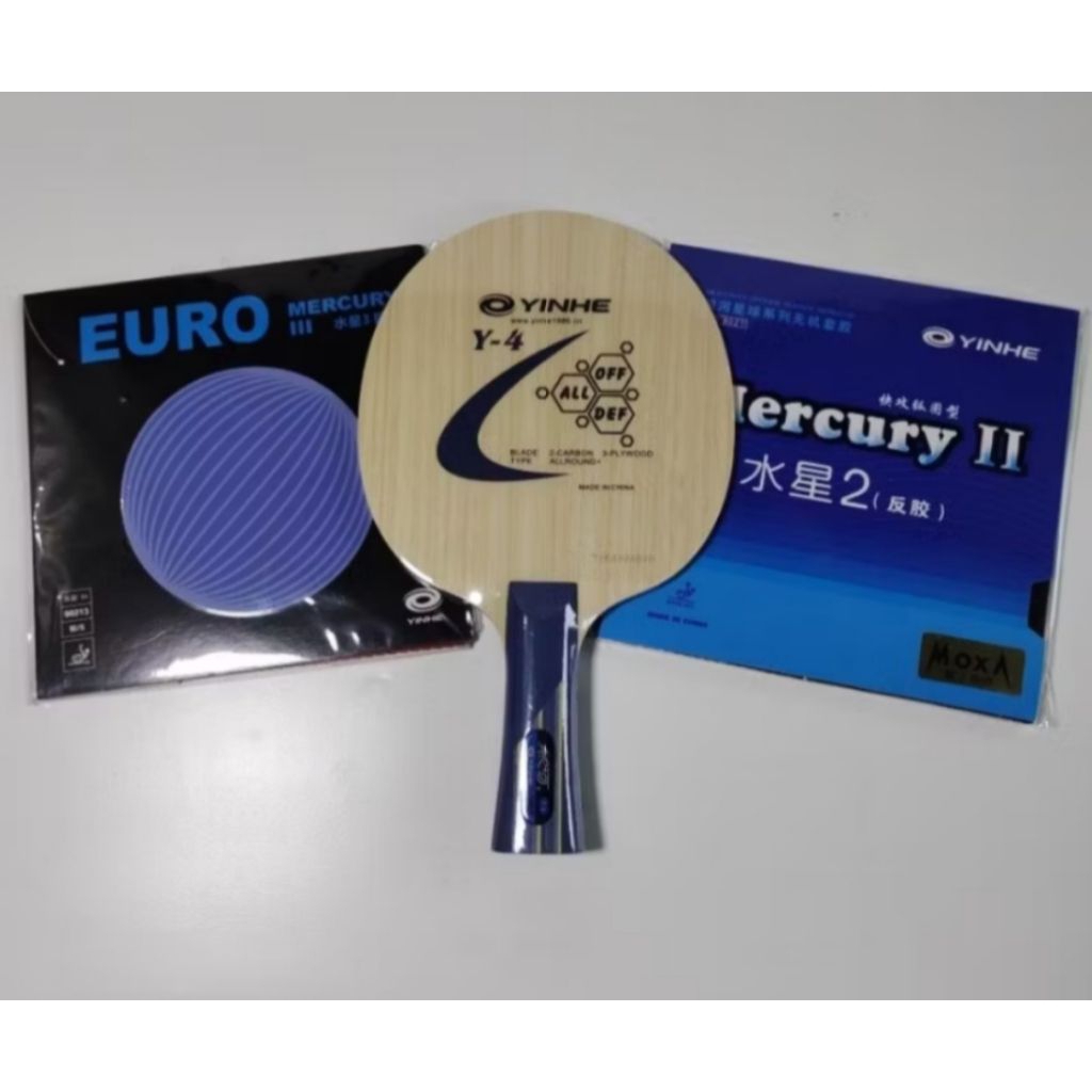 BET RAKITAN BLADE YINHE Y 4 RUBER YINHE MARCURY 3 DAN YINHE MARCURY II