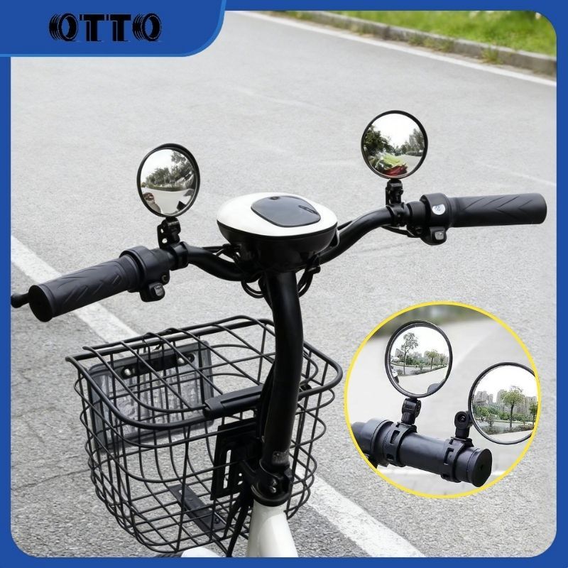 Spion Bulat Sepeda Jalu Bar End Motor Classic Motor Kaca spion Adjustable 360° Handgrip sepeda/Seped