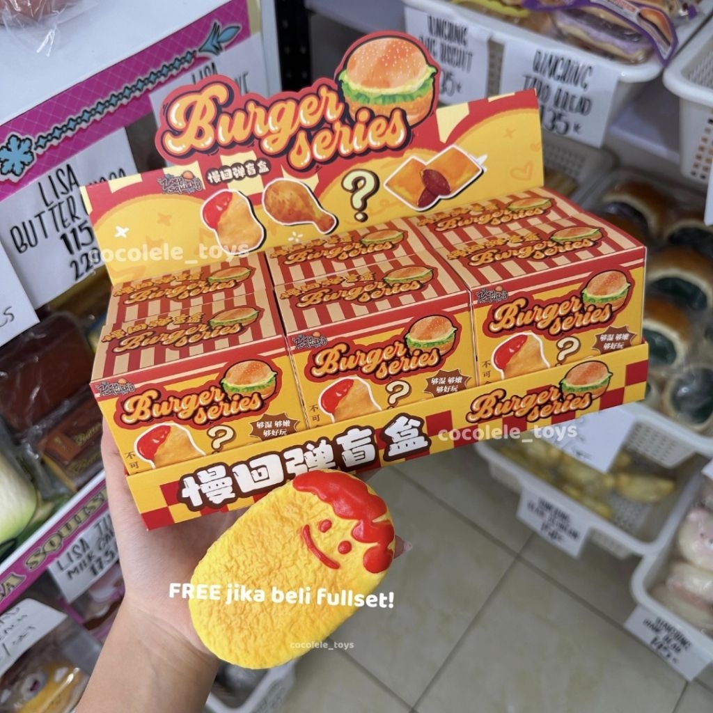 ZOEY Fast Food Blind Box Series | squishy, mainan anak, mido squishy, squishy murah, kado anak, coco