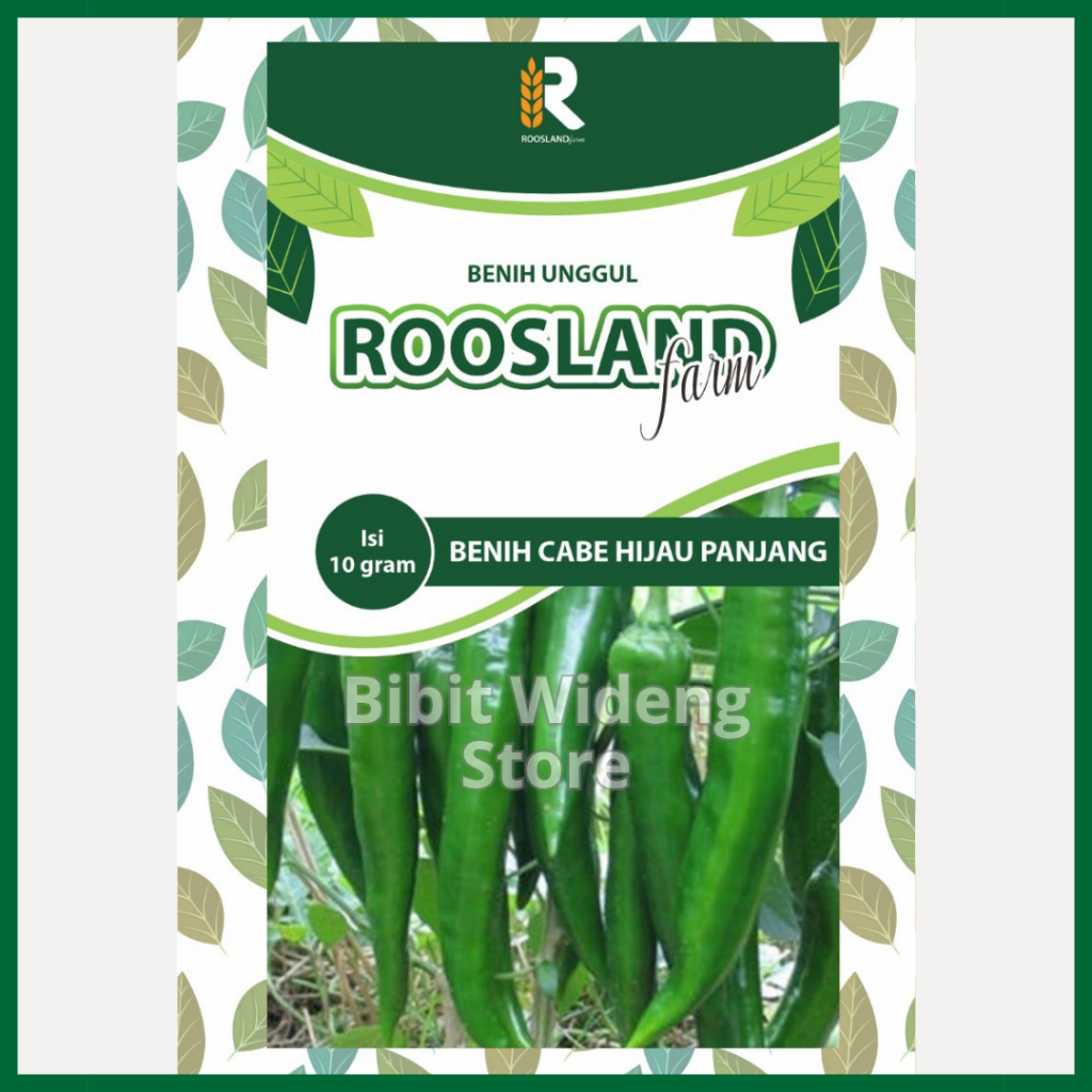 ( 10 GRAM ) BENIH CABE HIJAU PANJANG | CABAI HIJAU LOKAL | CABE HIJAU BESAR PANJANG