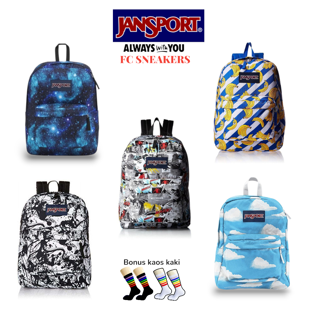 (READY) Tas Js Janport Large Backpack-Ransel Kuliah Kerja Sekolah Jansport Superbreak