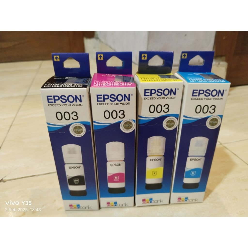 Tinta printer Epson 003 bk