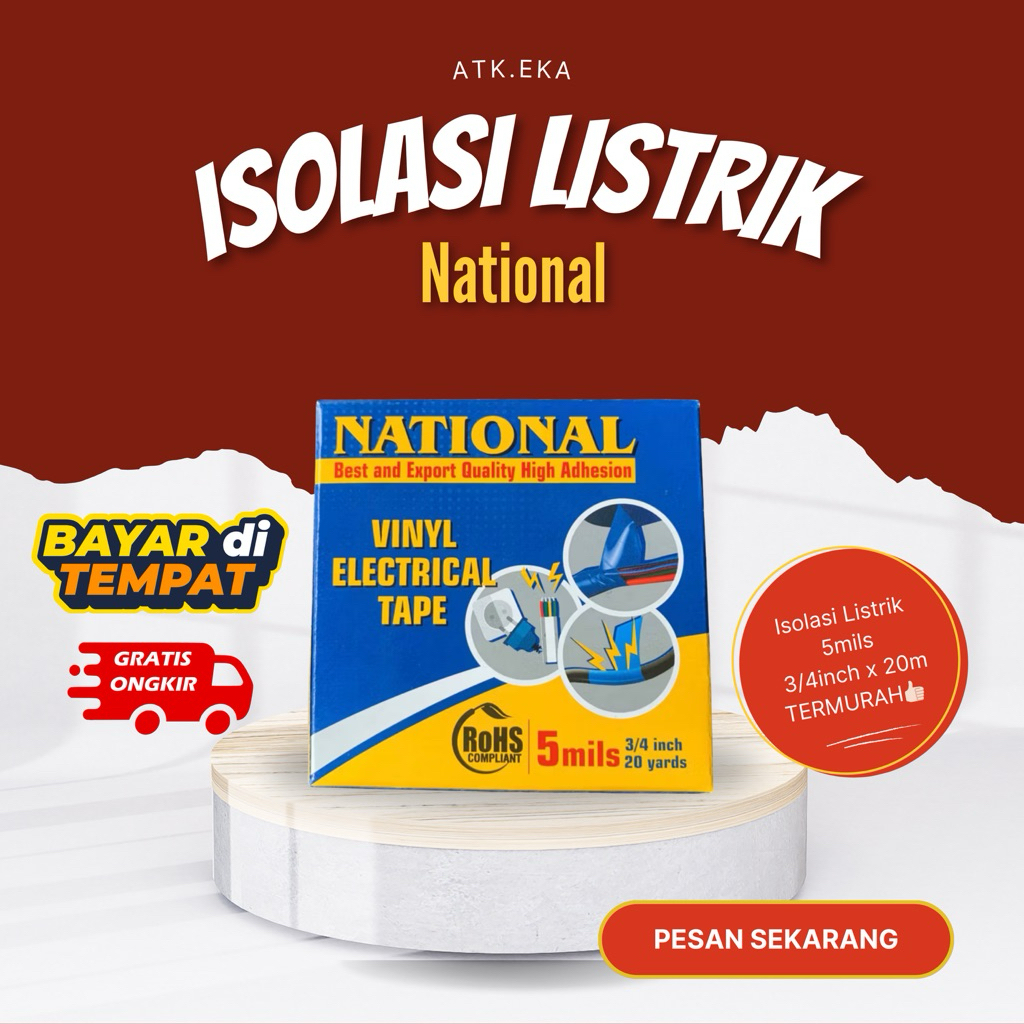 NATIONAL Isolasi Listrik Murah Ecer