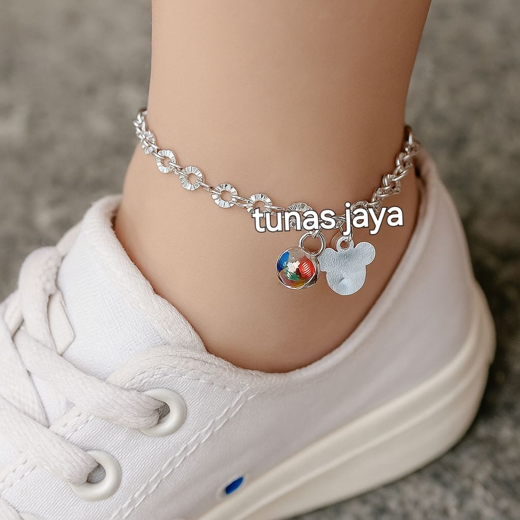 GELANG KAKI ANAK ANAK TITANIUM MAINAN