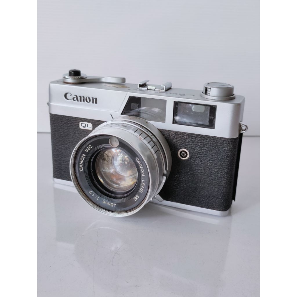Kamera analog vintage Canon QL Canonet QL17 canon lens se 45mm 1.7 camera photo film japan classic f
