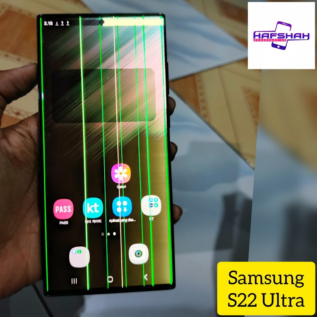 Samsung S22 ultra 12/256gb Second minus lcd garis