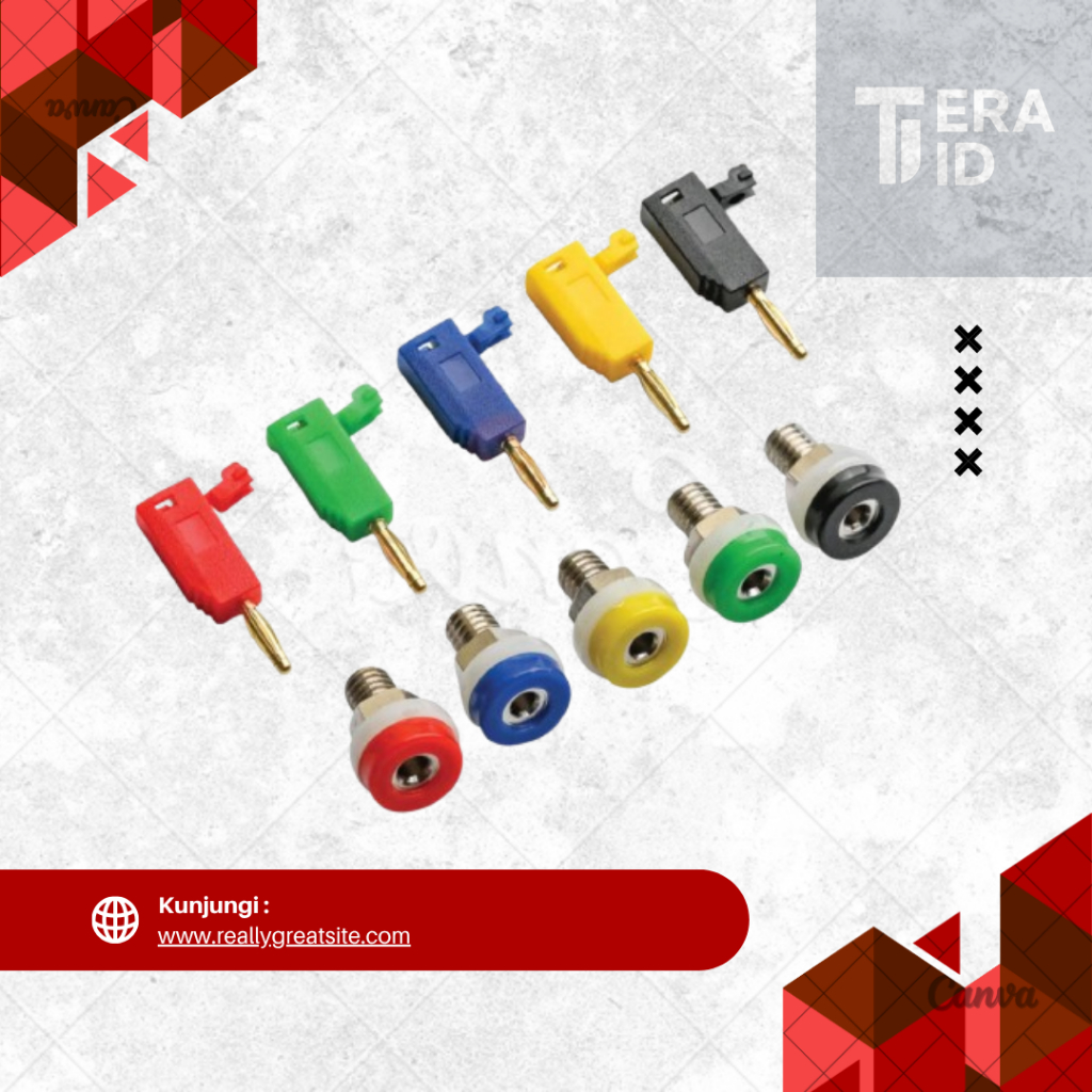 2MM JACK BANANA PLUG GOLD PLATING SOCKET BANANA 2 MM SOCKET BINDING POST BANANA JEK BANANA MALE FEMA