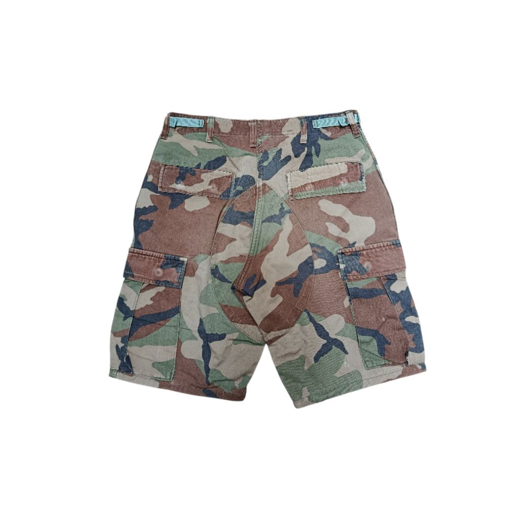 Short Pants Military Woodland Camo Cargo