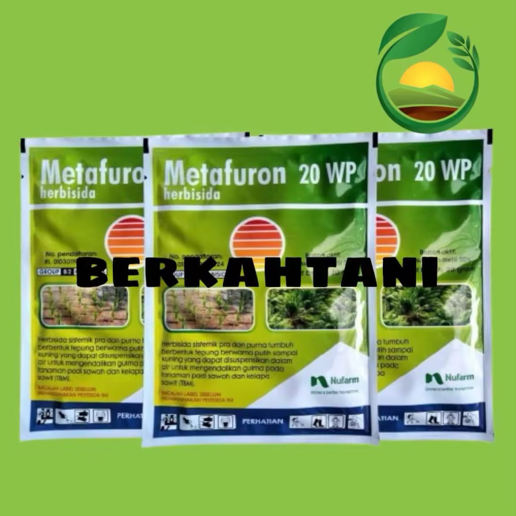Metafuron 20 WP 20 gr Herbisida Sistemik Methyl Metsulfuron Pra dan Purna tumbuh Pembasmi Rumput dan