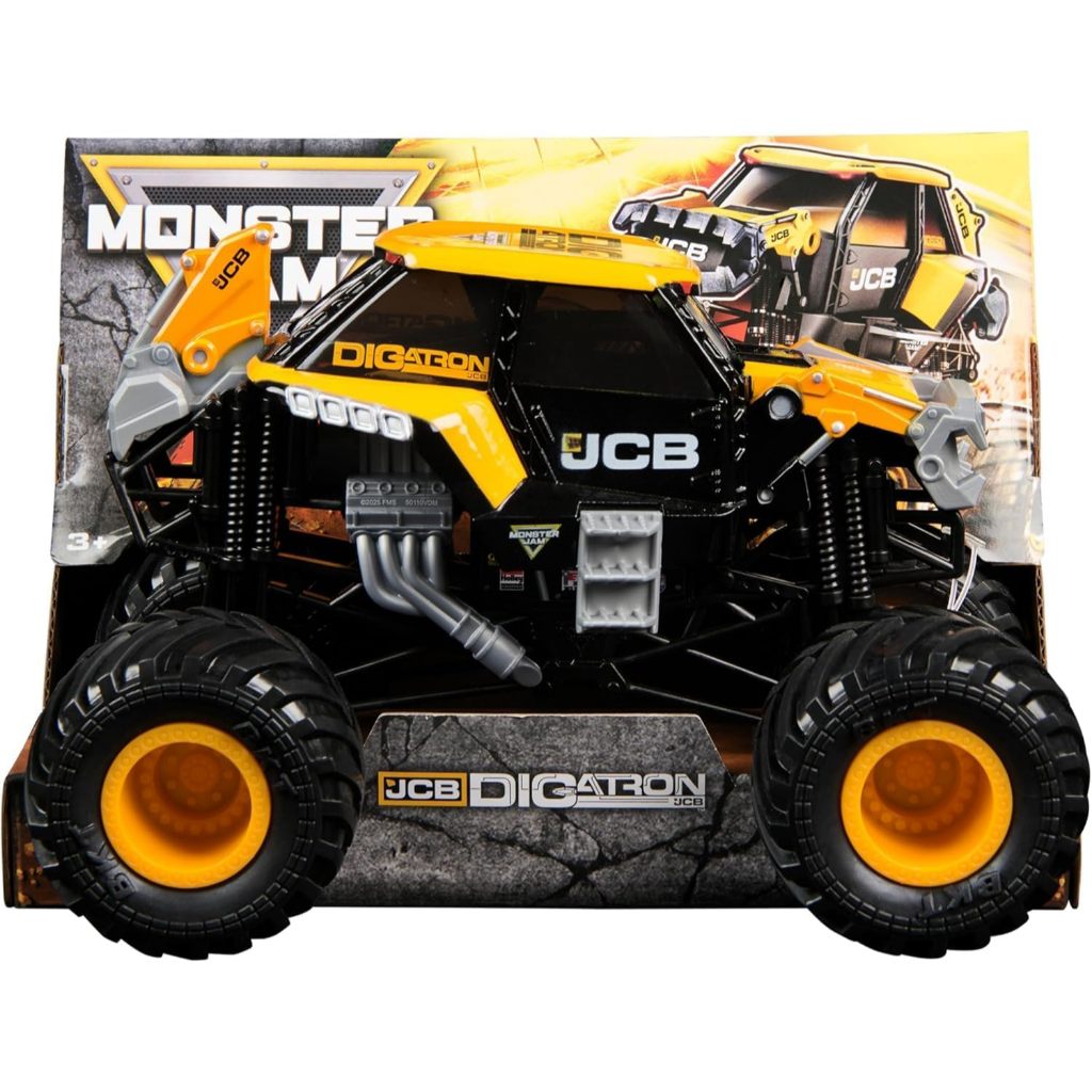 Monster Jam, Official JCB DIGatron Monster Truck, Collector Die-Cast Vehicle