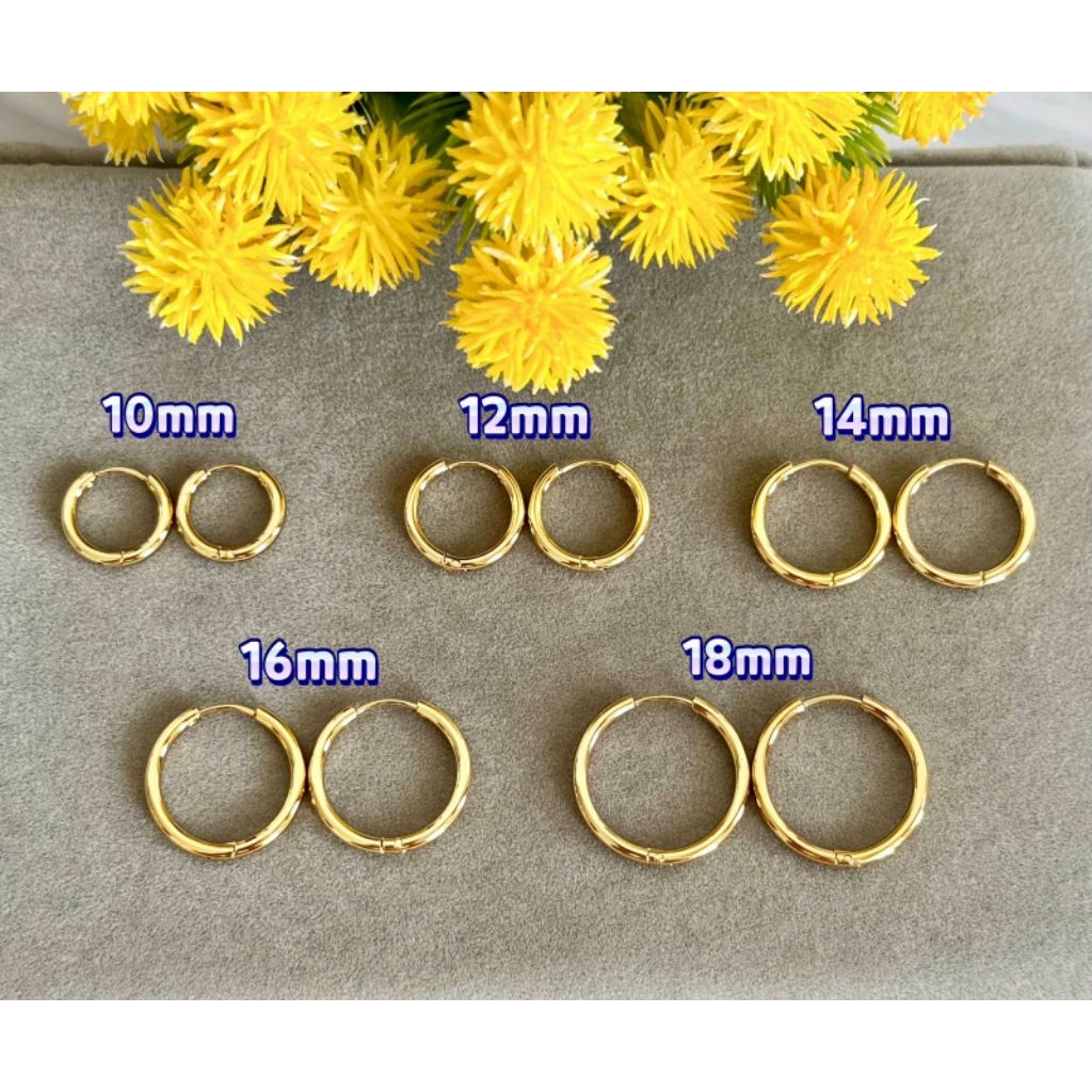 Anting gipsy titanium polos