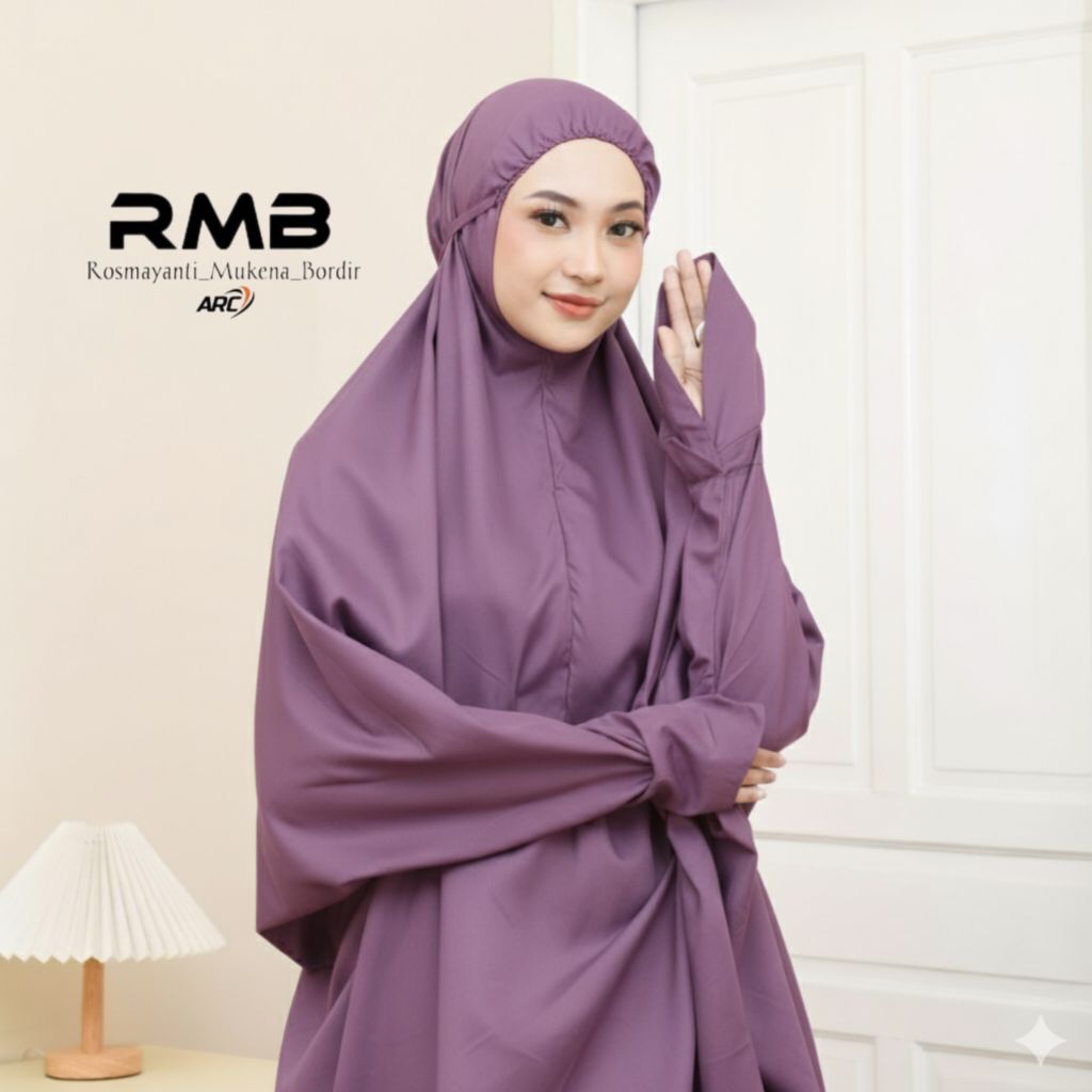 ROSMAYANTI - Mukena Terusan Polos Dewasa | Remaja | Anak Sd