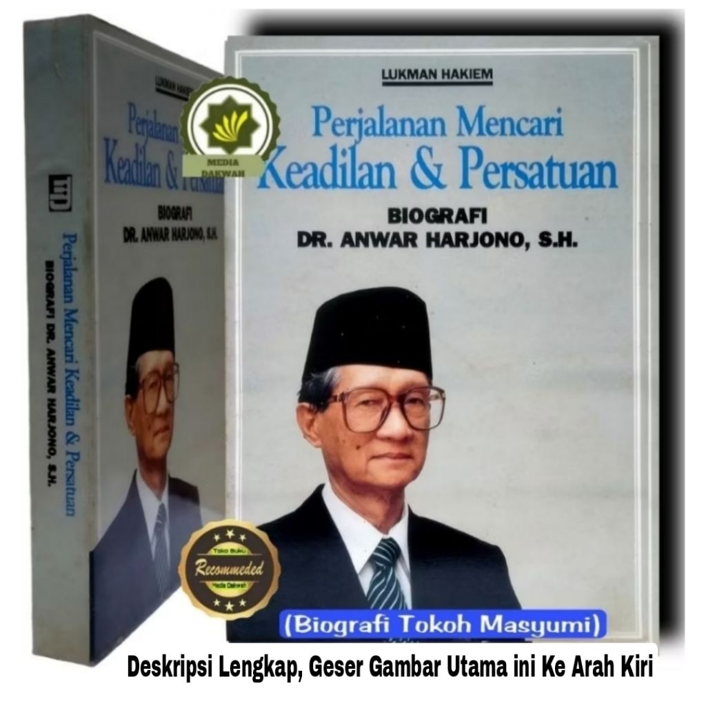Buku Biografi Tokoh Dalam Rangka 70 Tahun Dengan Tema PERJALANAN MENCARI KEADILAN dan Persatuan  Bio