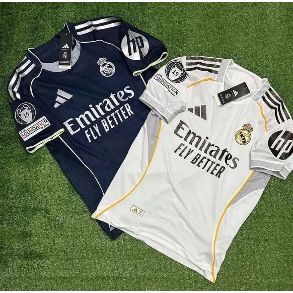 Jersey Real Madrid Home Away 2025/2026 - Jersey Real Madrid 25/26 Terbaru Go Thailand