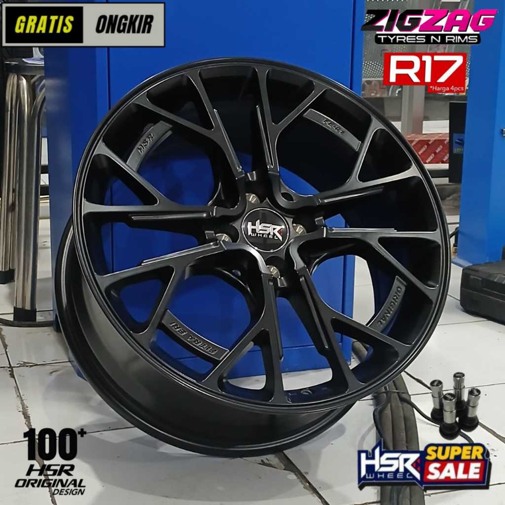 Velg Mobil R17 HSR FE-01 For Avanza Xenia Livina Corolla Vios City Freed Racing Ring 17