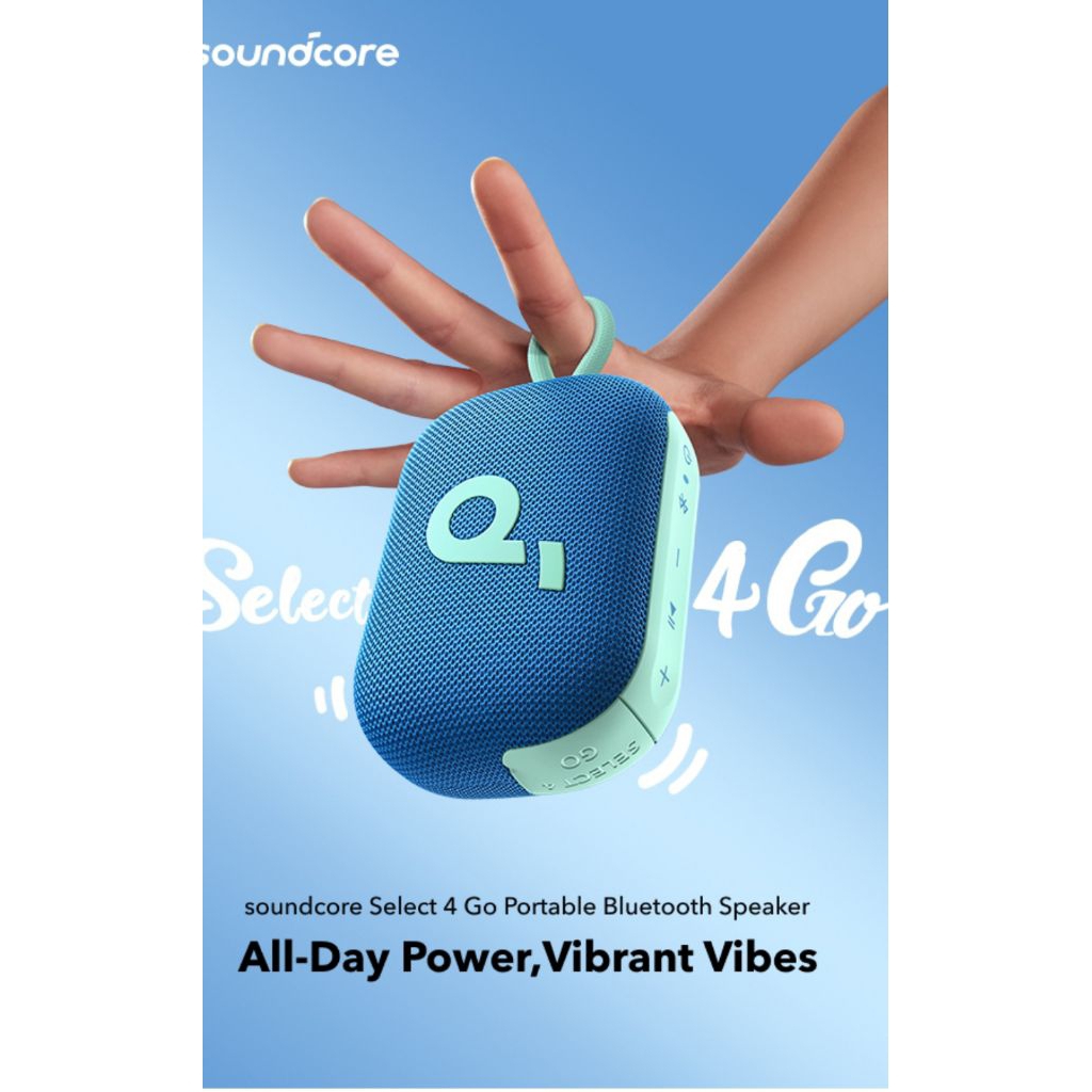 SOUNDCORE SELECT 4 GO ANKER SPEAKER PORTABEL BLUETOOTH