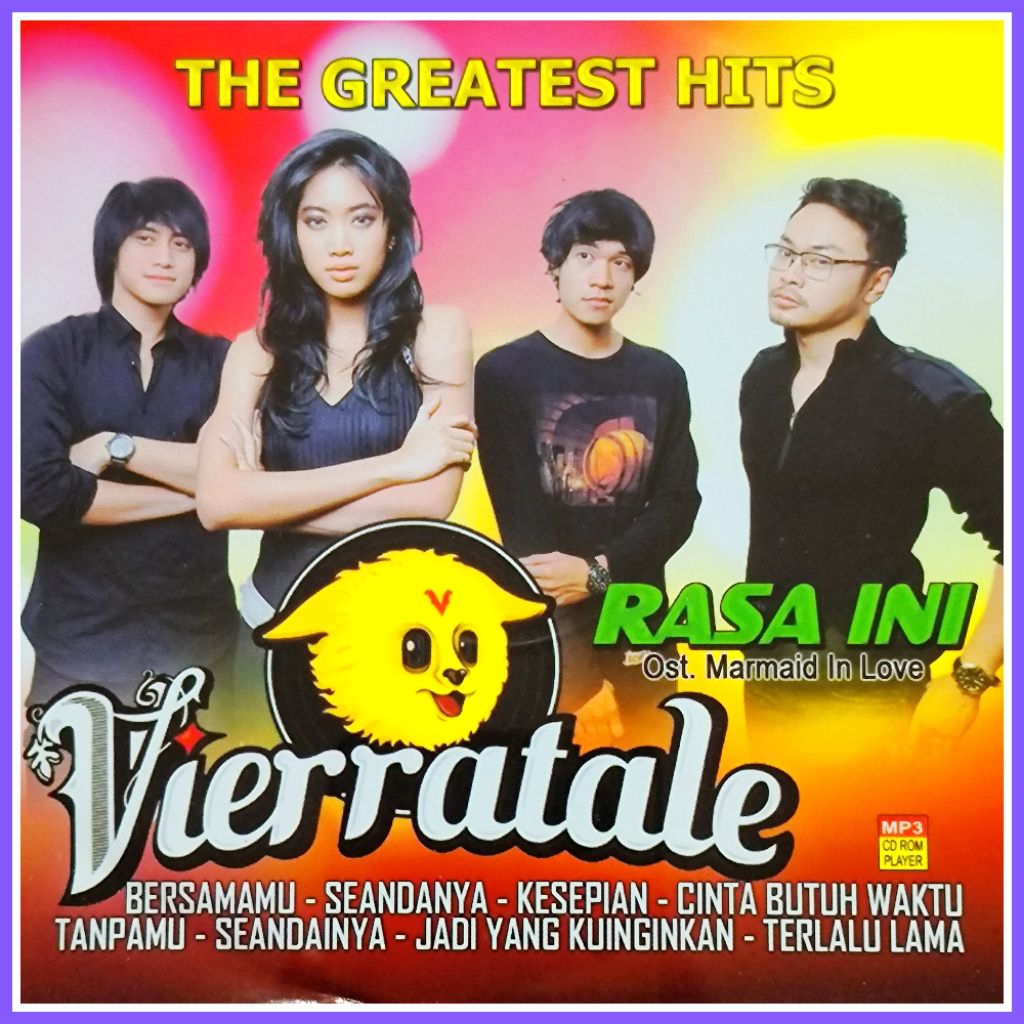 Kaset MP3 Audio 144 Lagu Pop Indo Vierratale - Rossa - Vierra Album Pilihan Terbaru
