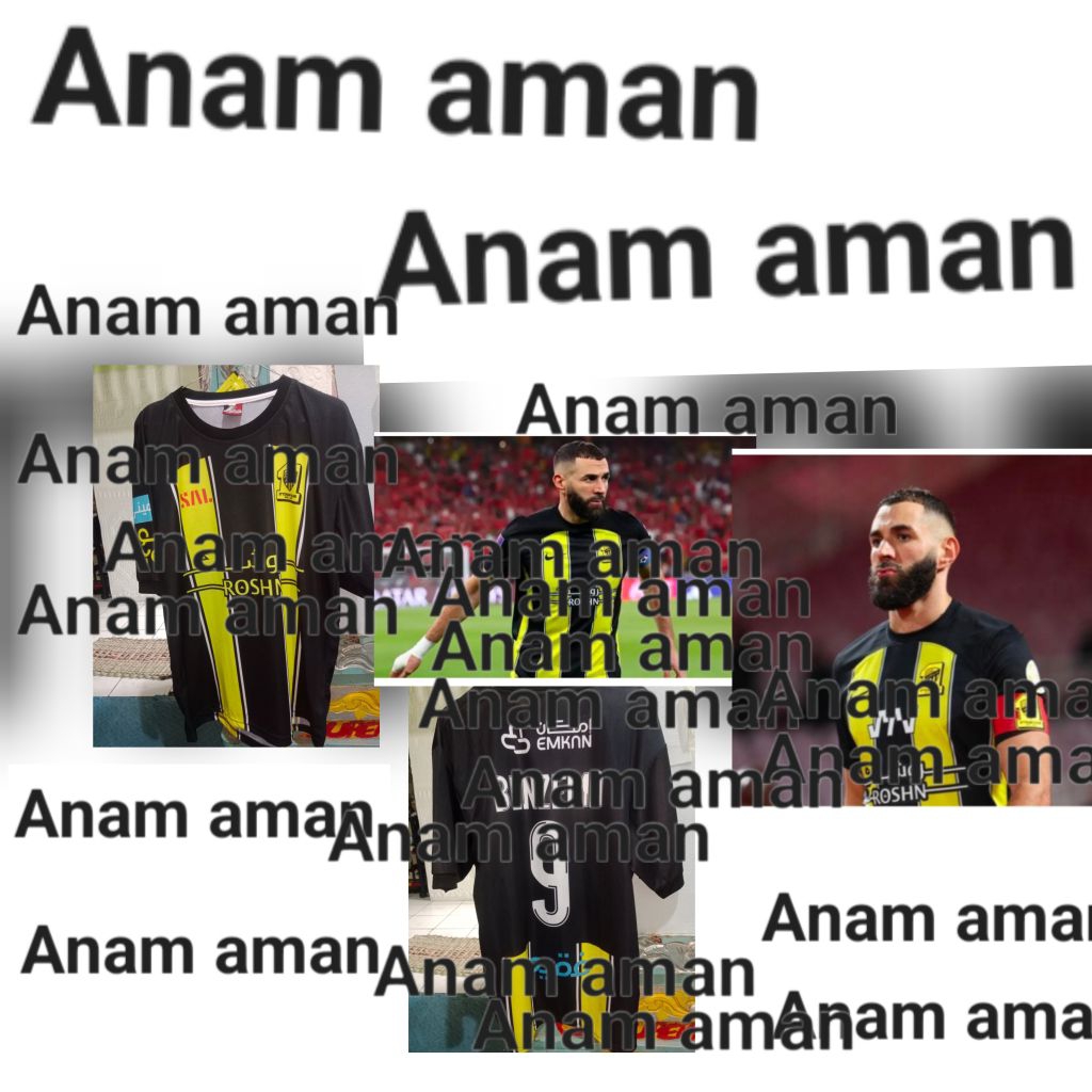 ukuran XL tapi kayak ukuran L ya produk lokal full printing second jersey bekas itihad. tapi ini ada