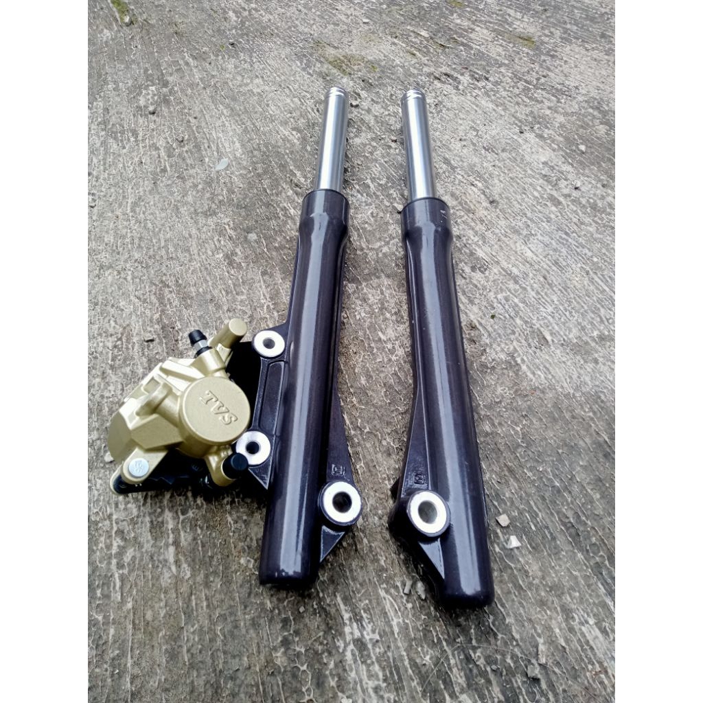 shock depan set kaliper rem cakram sok tvs Neo dazz rockz ori