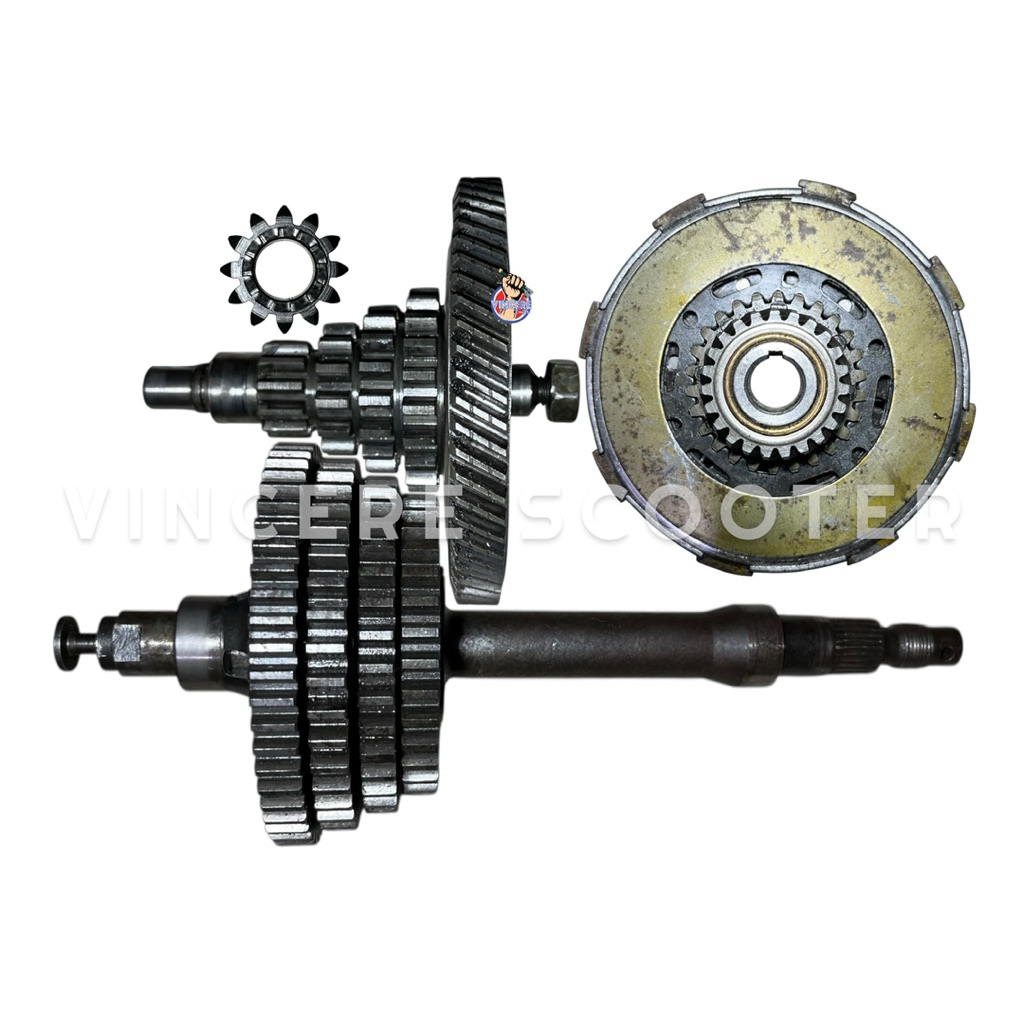 Gearset Girset Gearbox Gigi Rasio 66 23 Original Vespa Strada Garis 2