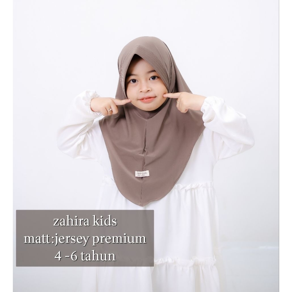 bergo anak 10pcs  hijab sekolah muat 5-7tahun
