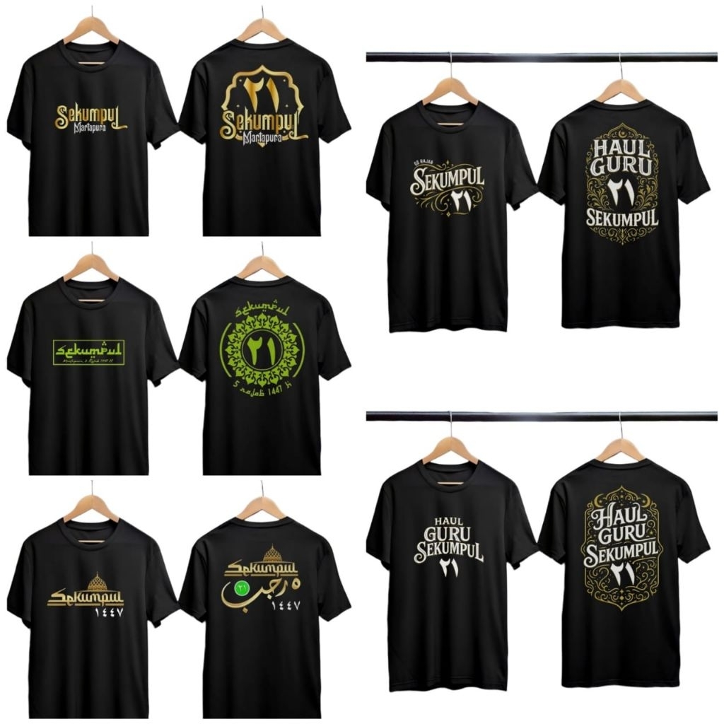kaos haul abah guru sekumpul martapura - kaos haul abah guru sekumpul 25 rajab yg ke 21 - kaos haul