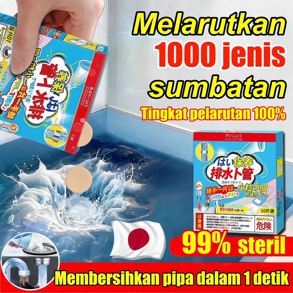 Anti sumbat saluran pipa air wc mampet ampuh sumbatan air dns anti sumbat saluran wastafel