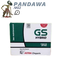 Aki Mobil 12V 75Ah  GS Hybrid N70Z / 75D31R – Aki Hybrid – Bergaransi