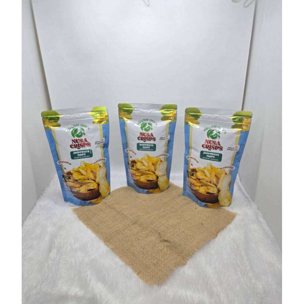 CAMILAN KERIPIK BUAH KERING NANGKA | CAMILAN SEHAT TANPA PENGAWET MANIS ALAMI